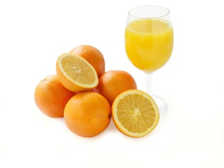 oranges and juice
