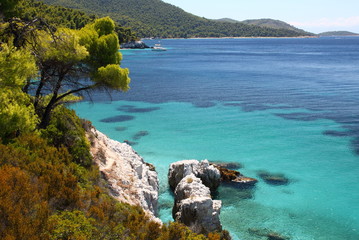 Neo Klima, elios, Hovolo beach,Skopelos island, Sporades island, Greek island, Thessaly, Aegean...