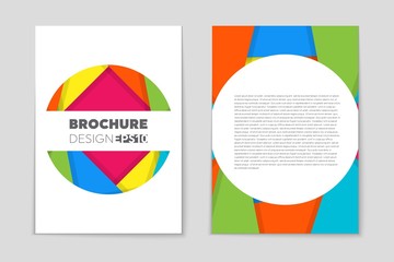 Obraz premium Abstract vector layout background for web and mobile app, art template design, list, page, mockup brochure theme style, banner, idea, cover, booklet, print, flyer, book, blank, card, ad, sign, sheet.