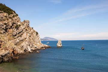 Panoramic view from Crimea Swallow's Nest area