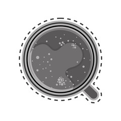 delicious coffee drink isolated icon vector illustration design