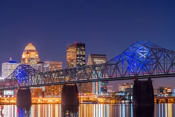 Foto auf Acrylglas View of  Skyline downtown Louisville © f11photo