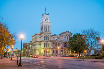 The old City Hall  in downtown Louisville