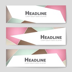 Naklejka premium Abstract vector layout background for web and mobile app, art template design, list, page, mockup brochure theme style, banner, idea, cover, booklet, print, flyer, book, blank, card, ad, sign, sheet.