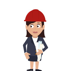 repairman character working icon vector illustration design