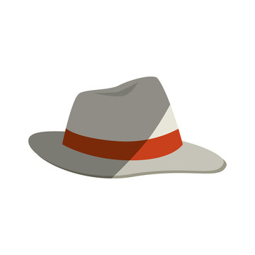 beach hat panama icon vector illustration design