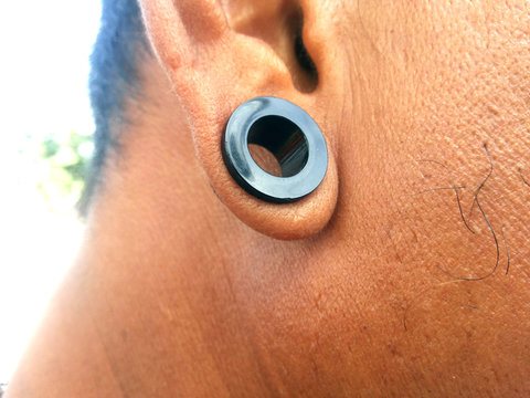 man earring