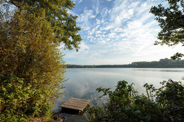 Awesome Blue Sky at Lake Krickenbeck/ Germany