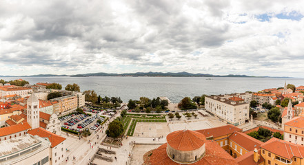 Fototapeta premium Parnoama der Altstadt von Zadar, Kroatien