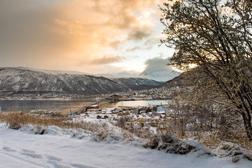 Fototapeta na wymiar city of Tromso, Norway