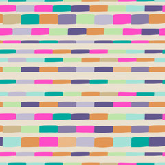 colorful tiles in stripes - seamless background