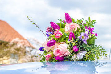 Bouquet made of tulips