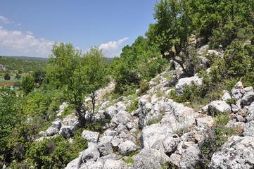 Fototapeta na wymiar Ruins of ancient Olba in Turkey
