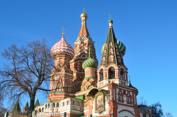 Fototapeta na wymiar Храм Василия Блаженного в Москве, Россия