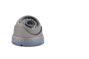 Digital Video Recorder and video surveillance dome cameras. © Constantin