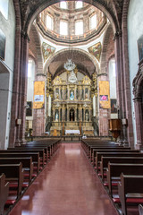Fototapeta na wymiar Las Monjas Church Interior San Miguel De Allende