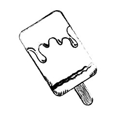 Delicious ice cream icon vector illustration graphic design