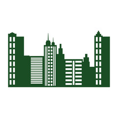 Fototapeta premium City urban buildings icon vector illustration graphic design