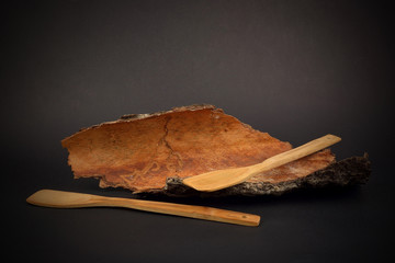 traditional wooden spoon