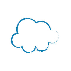 Clouds weather sky icon vector illustration graphic design