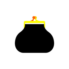 Purse icon vector
