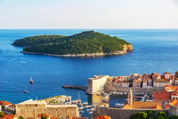 Keuken spatwand met foto View of Dubrovnik old town © asiastock