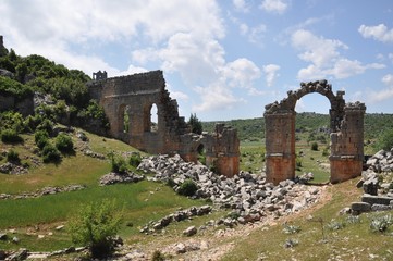 Ruins of ancient Olba in Turkey