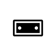 Tape Icon Flat