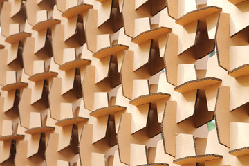 shaped cardboard