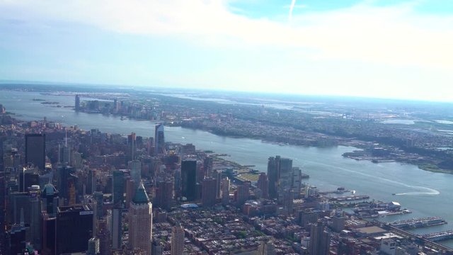 Aerial view of Midtown Manhattan, New York