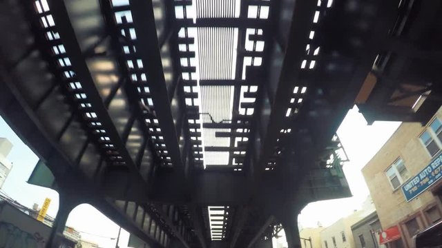 Point of view time-lapse drive through Queens, NY