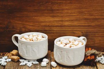 hot cocoa with mini marshmallows