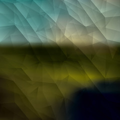 Obraz premium Polygonal background icon. Geometric wallpaper polygon and texture theme. Colorful design. Vector illustration