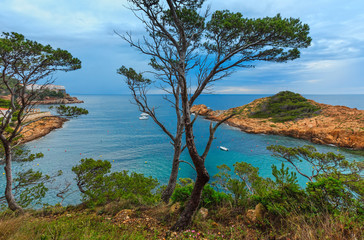 Obraz premium Summer sea bay (Spain).