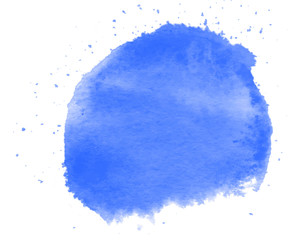 Colorful abstract watercolor texture with splashes and spatters. Modern creative watercolor background for trendy design.