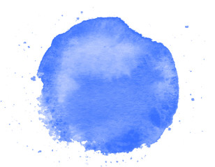 Colorful abstract watercolor texture with splashes and spatters. Modern creative watercolor background for trendy design.