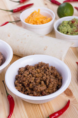 Beef tortilla.