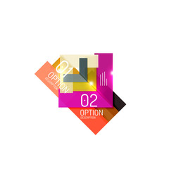 Fototapeta premium Business products option banners