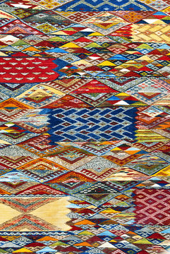 Moroccan carpet background