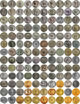 Portraits of the imperators and the emperors of the Roman Empire