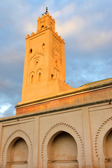 Architectural detail in Meknes, Morocco, Africa