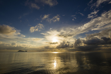 Fototapeta premium Zachód słońca na Koh Phangan, Tajlandia