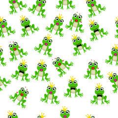 Naklejka premium frog prince or princess
