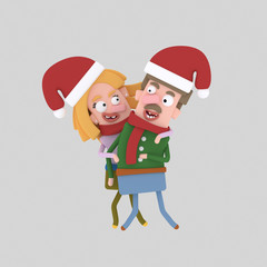 Christmas Couple.

Custom 3d illustration contact me!