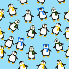 cute Christmas penguin