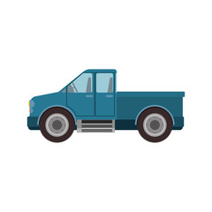 Truck vehicle icon. Machine tool instrument farm and agriculture theme. Isolated design. Vector illustration
