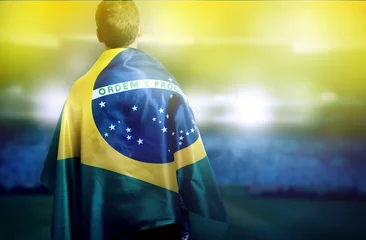 Crédence de cuisine en verre imprimé Brésil Brésil Football