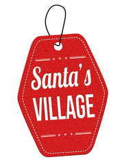 Santa's Village sign or stamp