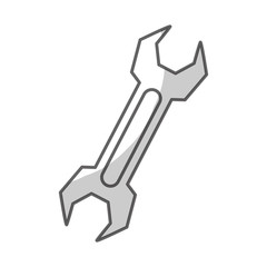 wrench tool icon image vector illustration design 