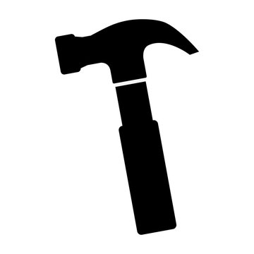 hammer tool icon image vector illustration design 